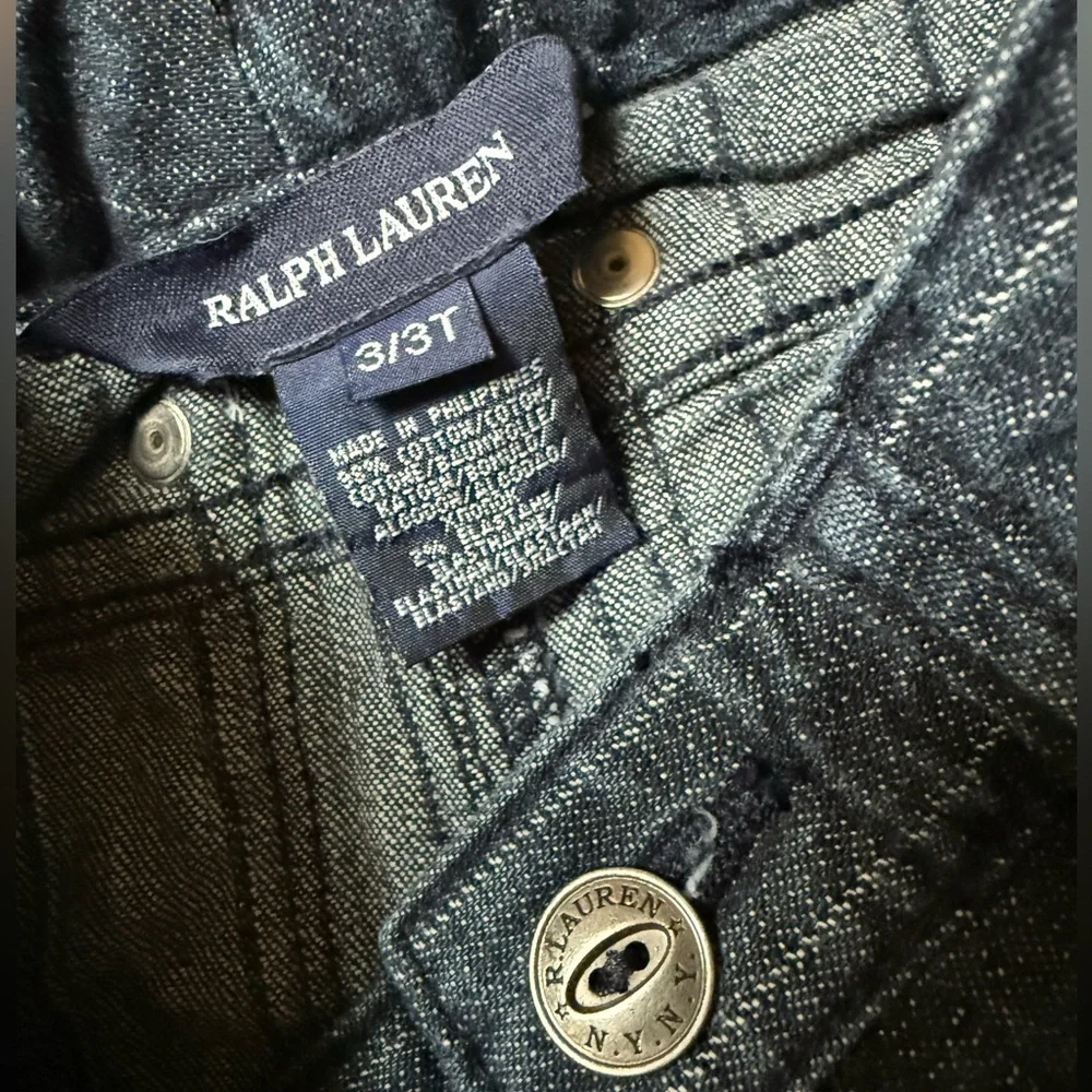 Vintage Ralph Lauren pinstripe skinny jeans 3/3T